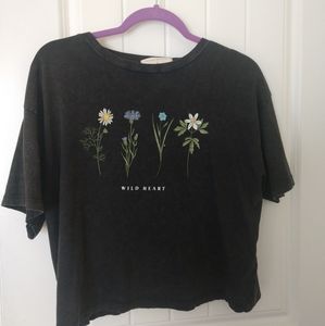 Cropped Graphic Tee